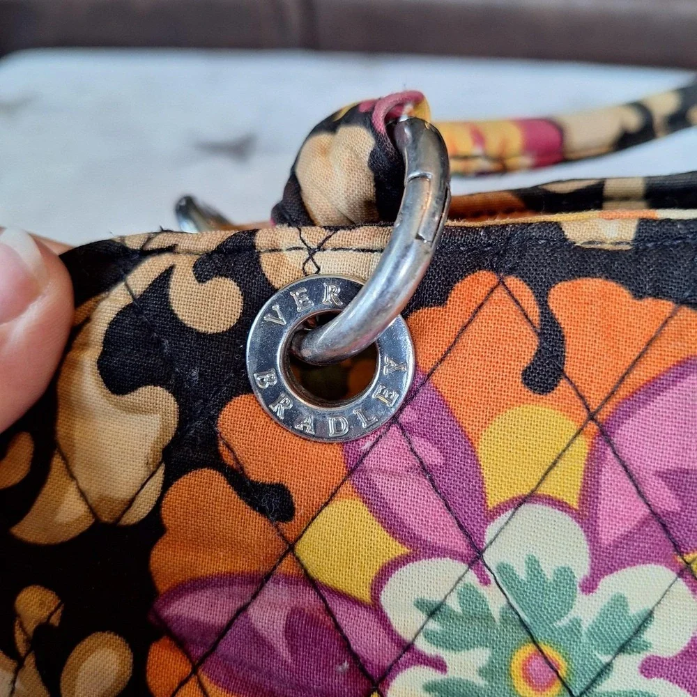Vera Bradley Suzani Quilted Purse Sachel Bag Pretty Late Summer Early Fall Color